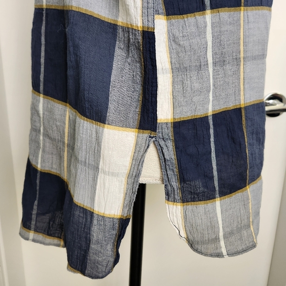 Woolrich Plaid Sleeveless Smock Top - Picture 2 of 9